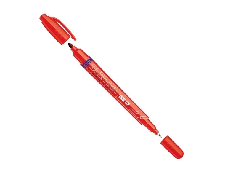 Markal Marker Dura-Ink Dual Tip 0.8-1.5Mm Rot
