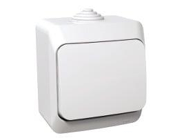 Button Schneider Cedar Plus, 1, White