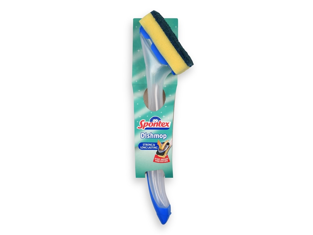 Dish Sponge With Handle Spontex Dishmop, Blue