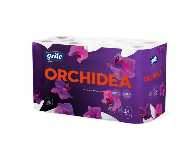 Toilettenpapier Grite Orchid, 3 Sl