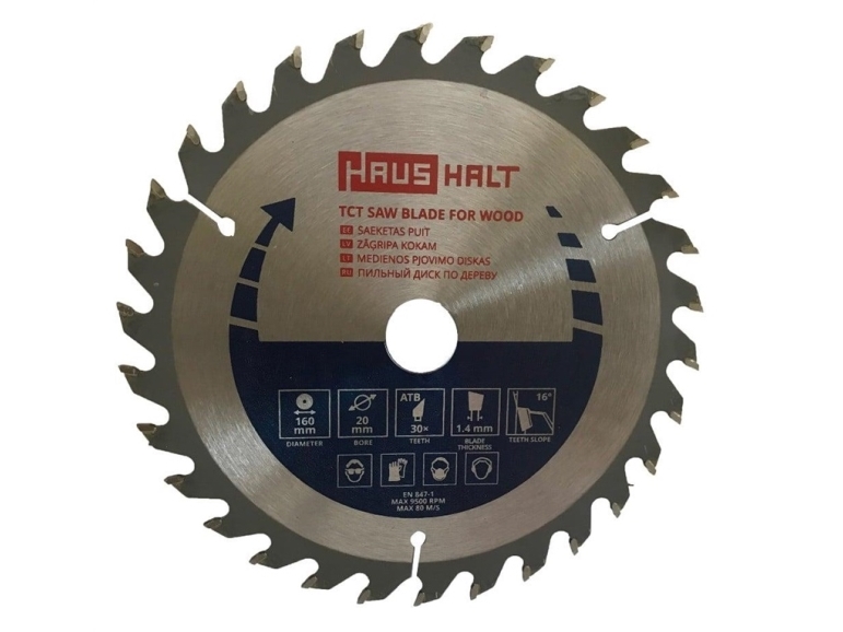 Husholdningscirkelsavklinge Træ 115X22.23X40t