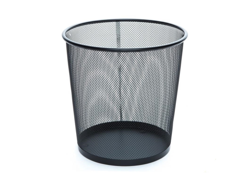 Affaldsspand Sony TRASH BIN MESHY ROUND BLACK 684004 OKKO