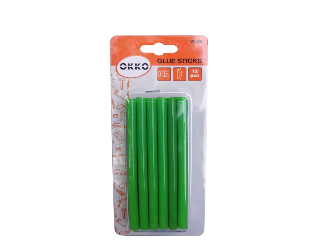 Milwaukee limstifter GLUE STICKS – 12 stk., 7,2x100 mm, grøn
