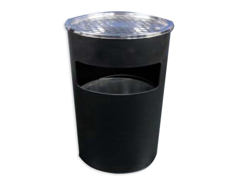 Round Trash Bin With Ashtray, Okko, T-Y0617m