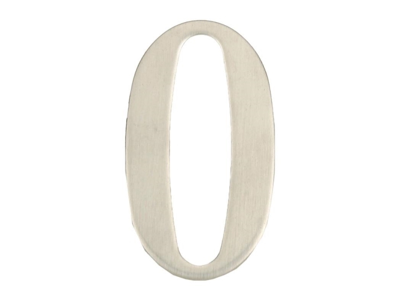 Husnummer dörr 0 SS-0 62 mm rostfritt stål | Huset - Inredning - Husnummer | GameStuff