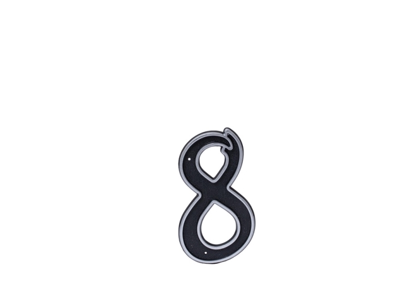 Stabilus BLASTIC house number 8 150 mm sort