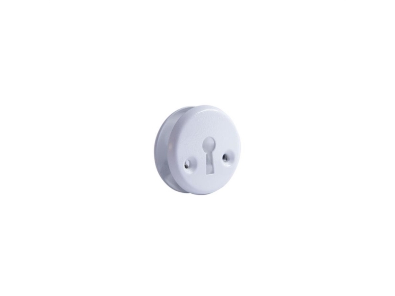 Okko Escutcheon 016 Steel Key White