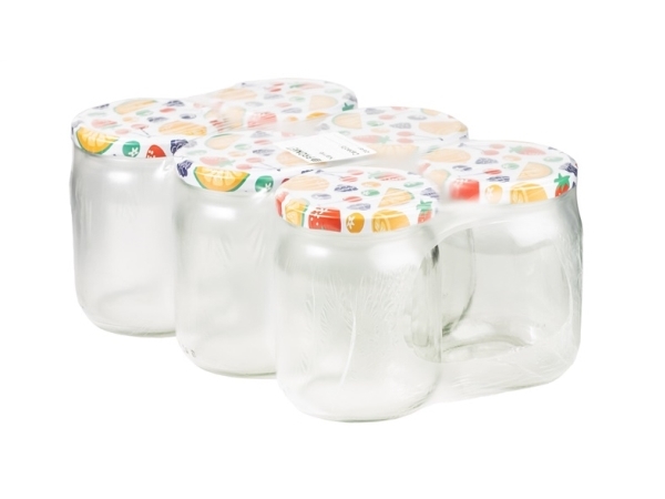 Okko JAR 540 ml + TO82, 6 st | Köksutrustning - Förvaring - Glasburkar | GameStuff
