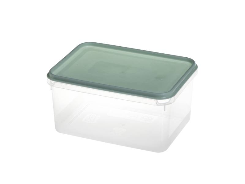 Food Container Rectangular Deep 3L. Mint