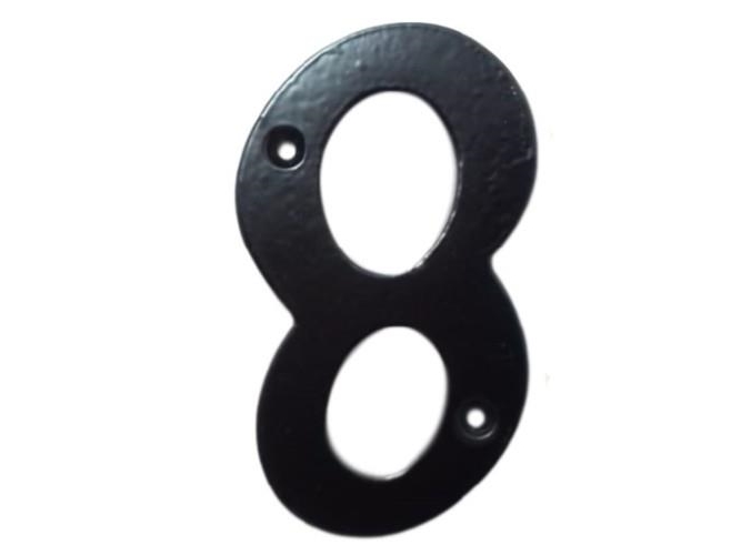 NUMBER 8 GB-2531_8 105x65 mm SVART | Huset - Inredning - Husnummer | GameStuff