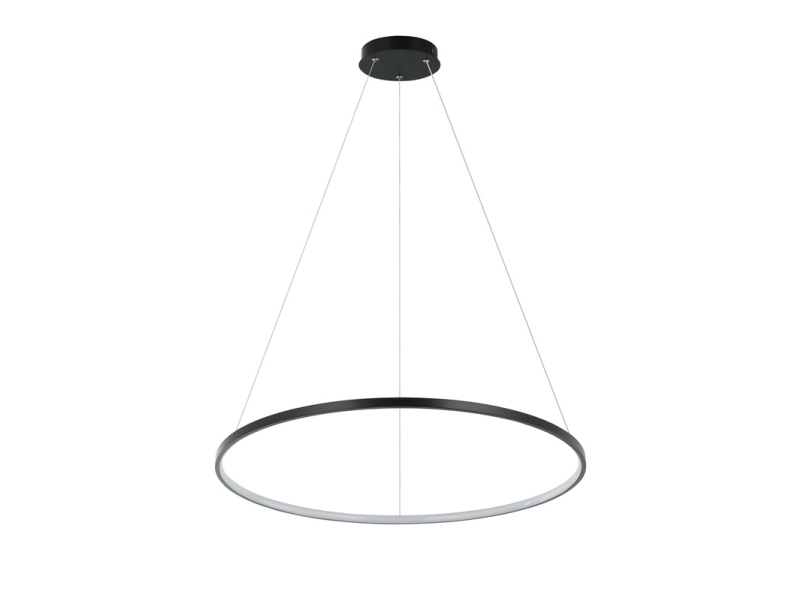 Licht Prestige Ring Lp-909/1P M Bk Cct Pendelleuchte 1X35w Led Cct 3000K 2400 Lm Schwarz