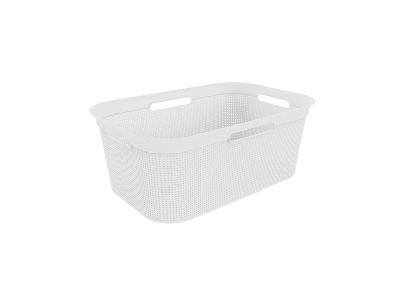 Rotho Basket Laundry Brisen 41L White Color