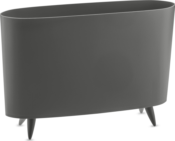 koziol Milano, Plast, Grå, 110 mm, 340 mm, 360 mm | Möbler - Tillbehör - Kontorsförvaring | GameStuff