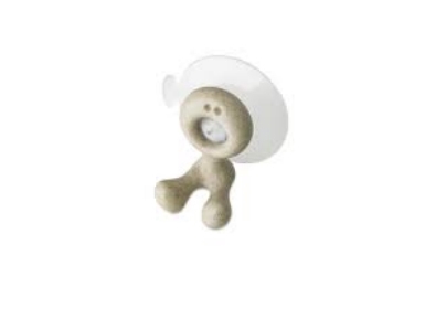 koziol TOMMY, Vægmonteret tandbørsteholder, Beige, Sugekop, Væg, 47 mm, 32 mm