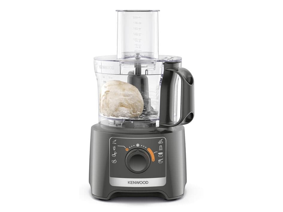 Kenwood MultiPro Compact FDP31.360GY, 2,1 L, Grå, Drejelig, 1,2 L, Plast, Rustfrit stål