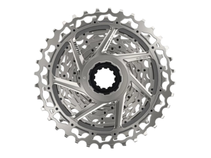 SRAM XG-1250, Polkupyörän rataspakka, Terästä, Hopea