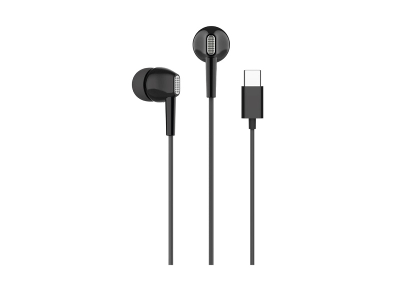 PURO PUIPHF33USBCBLK, Sladdansluten, Samtal/musik, 20g, Headset, Svart | TV, Ljud & Bild - Hörlurar & Mikrofoner | GameStuff