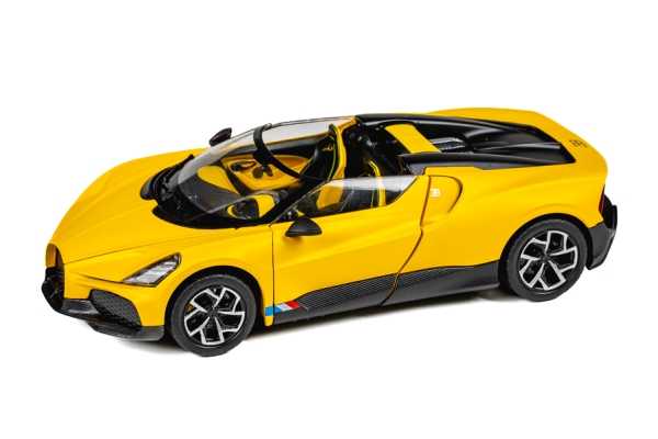 Bugatti Mistral 1:24 die-cast, yellow | Hobby - Samlar- och monteringsmodeller - Fordon | GameStuff
