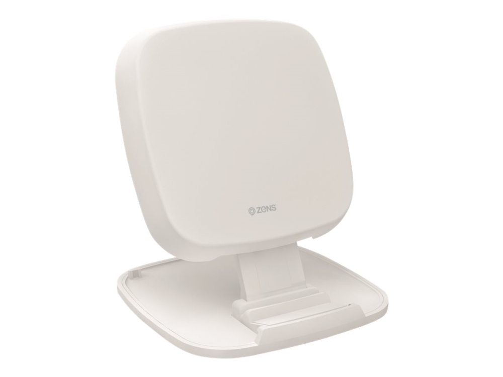 Zens Fast Wireless Charger - Trådløs Opladningsstander - 10 Watt - Fc - Hvid
