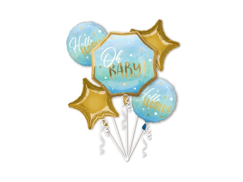 Oh Baby Boy folieballon buket
