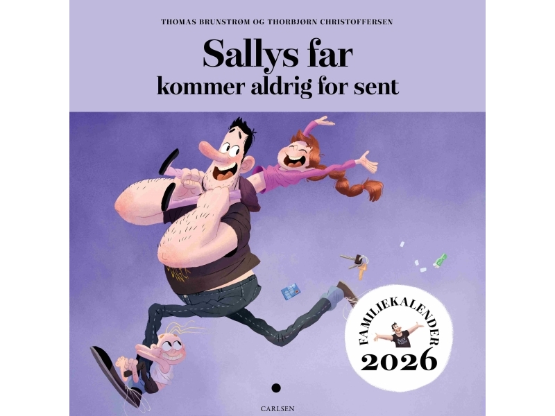 Sallys far kommer aldrig for sent - Familiekalender 2026 Thomas Brunstrøm Språk: Danska | Böcker - Årliga publikationer | GameStuff