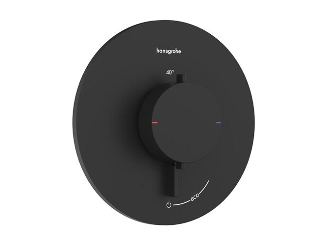 HG Ecostat Comfort S - t infälld med spärr t 1 uttag Matt svart | VVS Artiklar - Badrum - Amatures och reservdelar | GameStuff