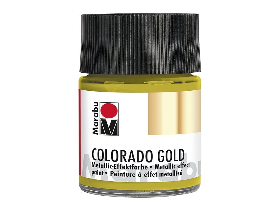 Marabu 12640005793, Guld, Vandbaseret maling, Væske, 50 ml, 1 stk |