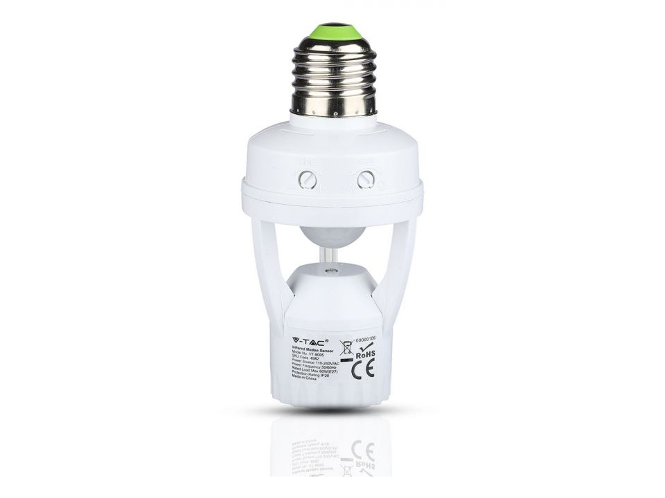 V-Tac Vt-8005, Decke/Wand, Innen, Außen, Weiß, Ip20, 2000 Lux, 360°