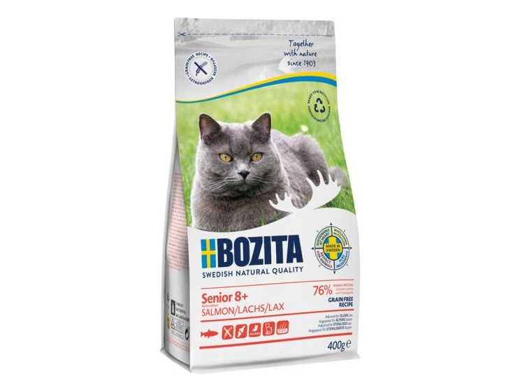 Bozita 2011, Senior, Lachs, 400 G, Getreidefrei