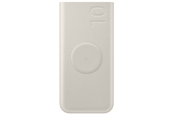 Samsung Eb-U2510xuegww, 10000 Mah, Power Delivery 3.0, Trådløs Opladning, Beige