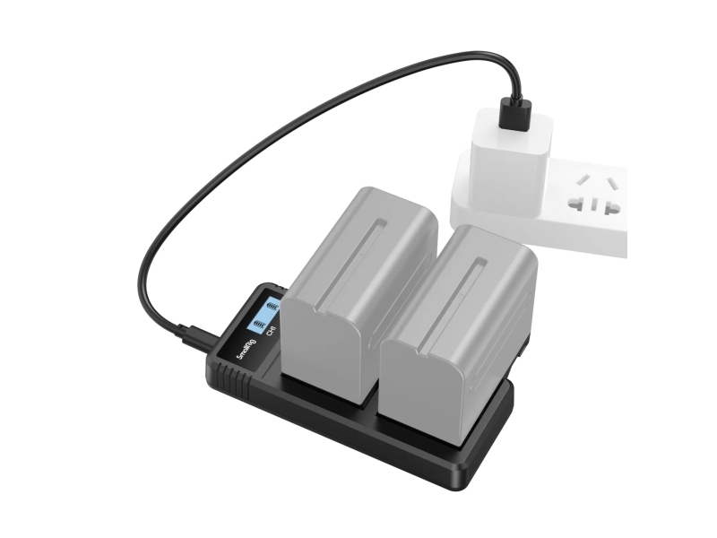 SmallRig 4086, inomhus, AC, Svart | Datortillbehör - Laddare & Batterier - Batteri laddare | GameStuff