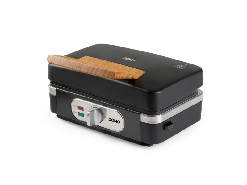 Domo SANDWICH-WAFFLE-GRILL 3-IN-1 INKY BLACK Sandwichmaskin Svart (DO9278C) | Köksapparater - Bröd & Rostat bröd - Brödrostar | GameStuff