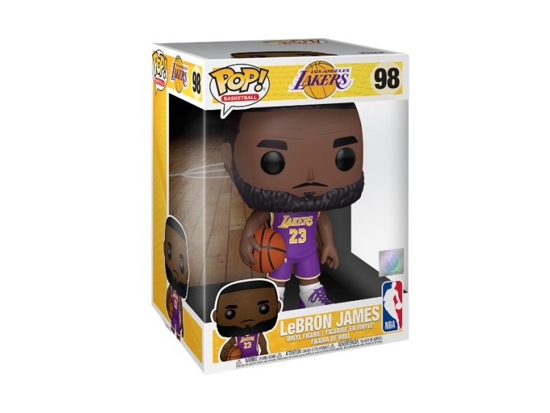 Funko Pop 10" Nba: Lakers Lebron James (Purple J)