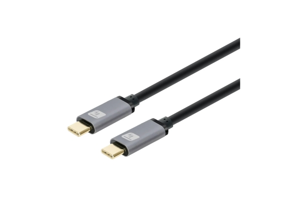 Techly USB 3.2 Gen 2 USB-C™ kabel M/M 1 m sort