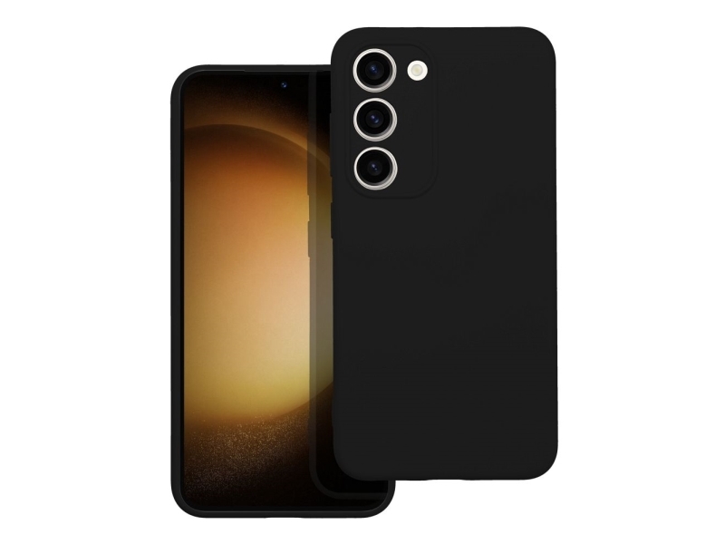 Sort bagcover til Samsung S25 Plus