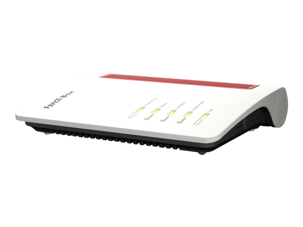 Avm Fritz!Box 5530 Fiber - Trådløs Router - Gpon-Terminal/Stemmekort 3-Port Switch - 1Gbe, 2.5Gbe, Gpon, Xgs-Pon, Aon - Wi-Fi 6 - Dual Band - Voip Te