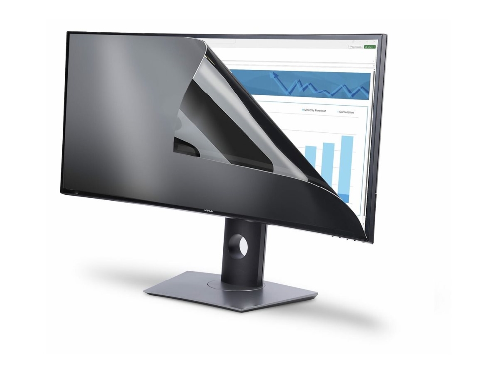 Startech.Com Blickschutzfilter Für Dell U3824dw Curved Ultrawide 21:9 Monitor, Zweiseitige Blickschutzfolie Matt-Glänzend, Computer Bildschirm Sichts