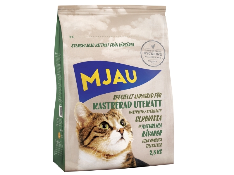 Mjau Kastrerad Utekatt 2,8Kg