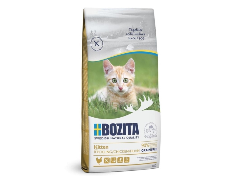 Bozita 31121, Killing, Enhver race, Kylling, 2 kg, Kornfri