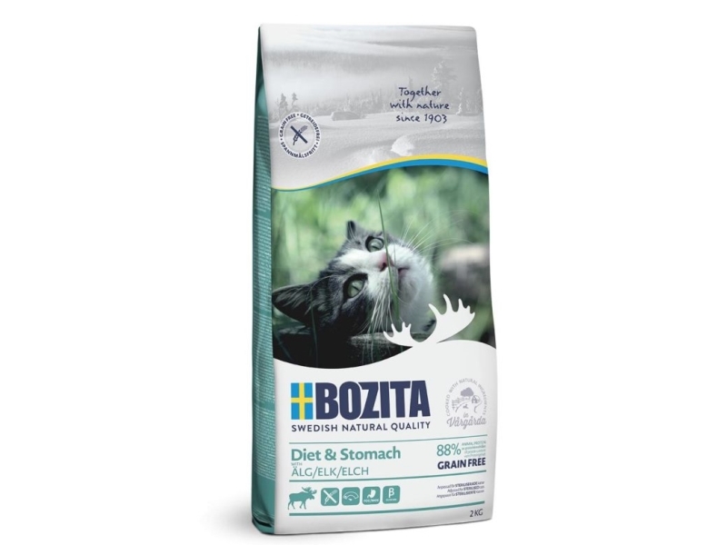 Bozita Diet & Stomach Elk Grain Free Kattmat 2kg