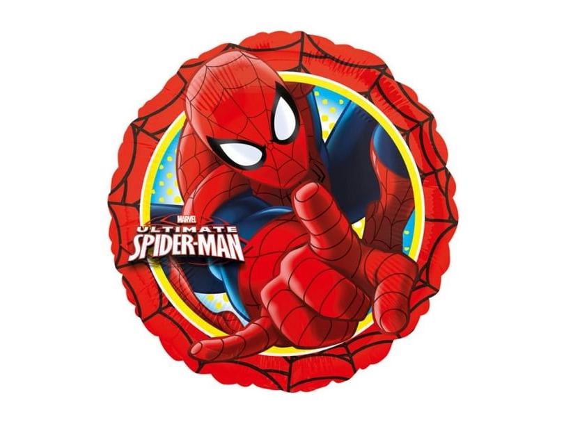 Folienballon Spiderman, Rund