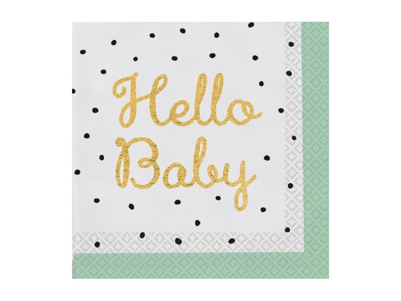 Hello Baby Servietter