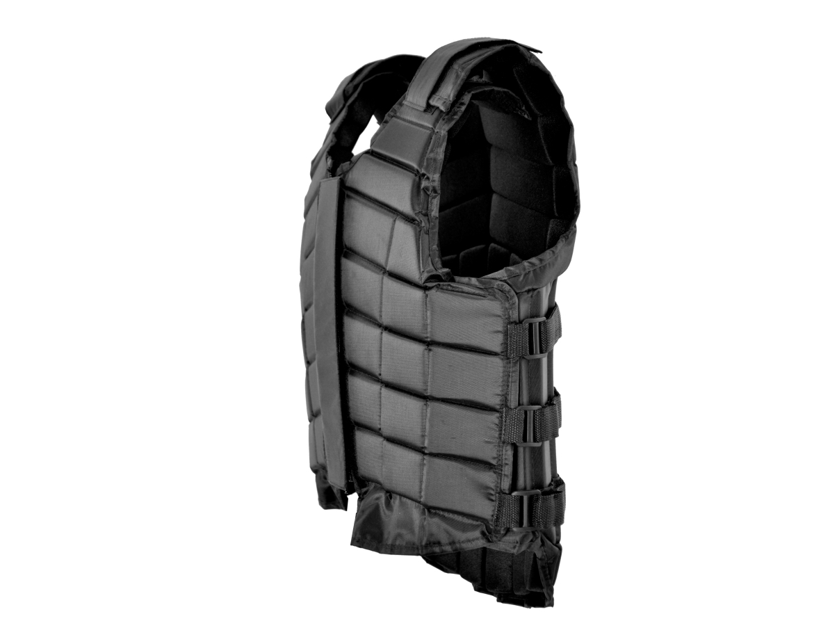 Sikkerhedsvest sort voksen XS