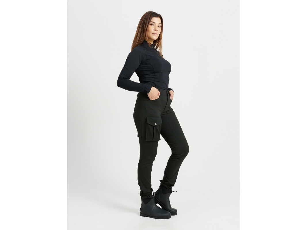 Jacson Majken Stallbyxor Schwarz 34