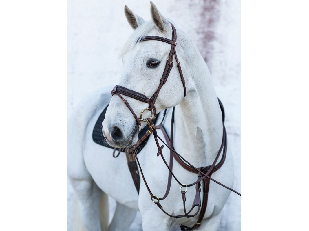 Olympia forklæde brun fuld