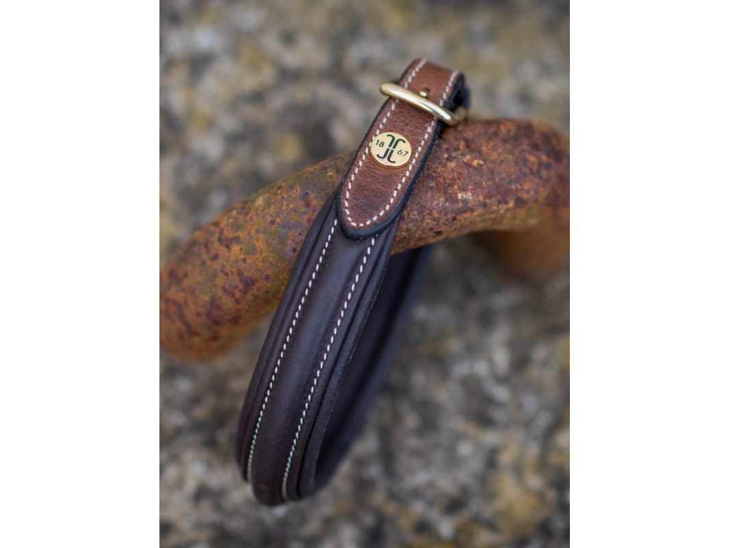Jacson London Hundehalsbånd Brun 55