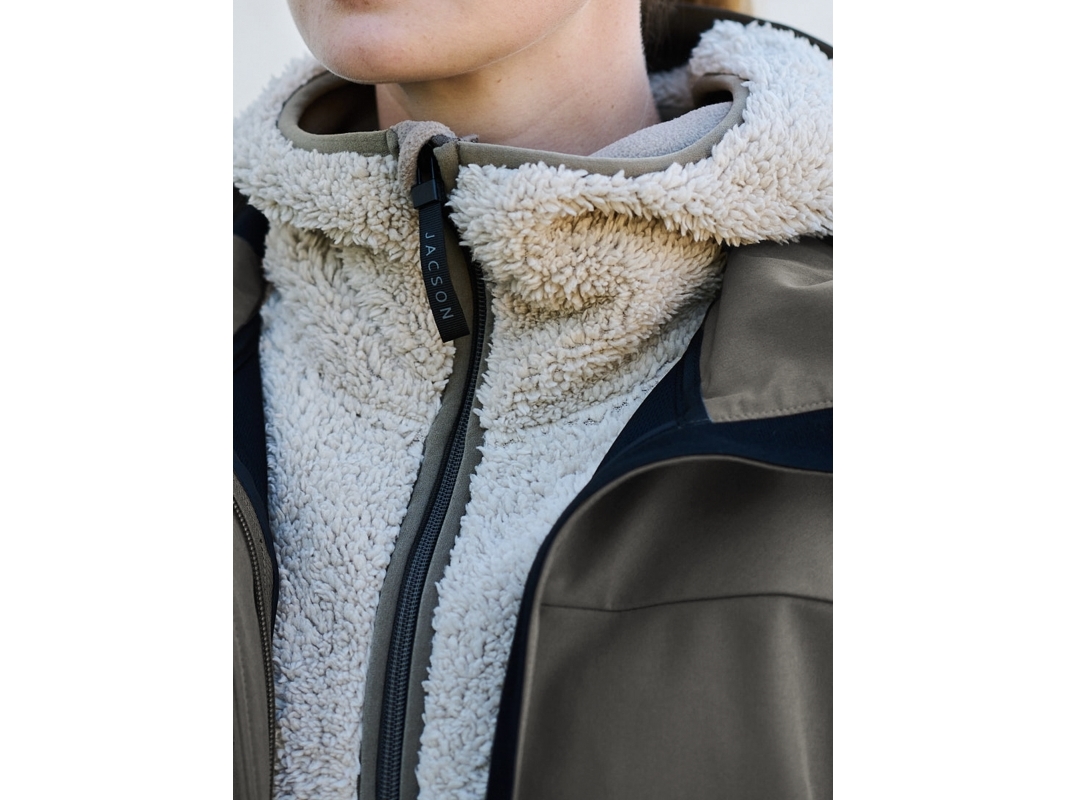 Jacson Nora Teddyjacke Beige