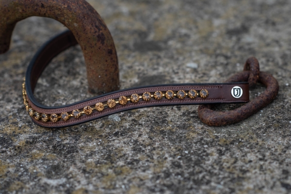 Jacson Stirnband Kristall Bronze Beige Cob