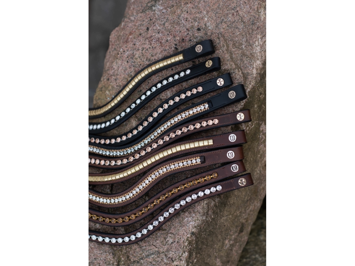 Pandebånd Crystal Bronze Brun C