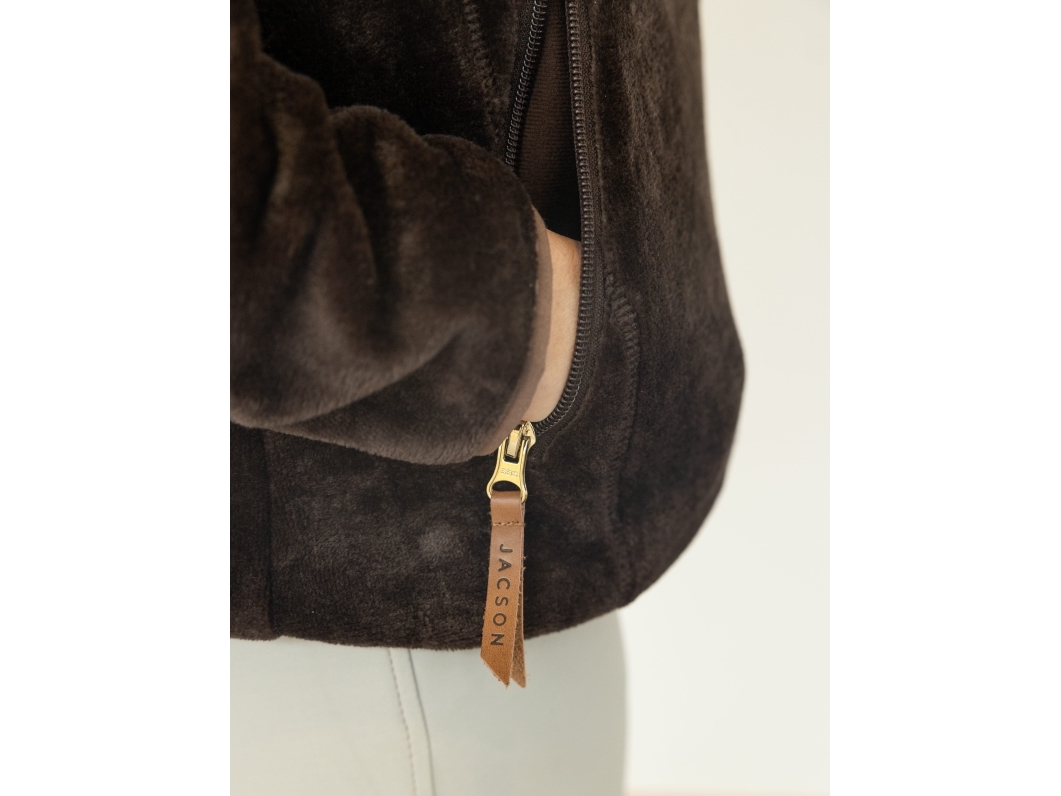 Jacson Dagmar Softpilejacka Mörkbrun L | N - A | GameStuff